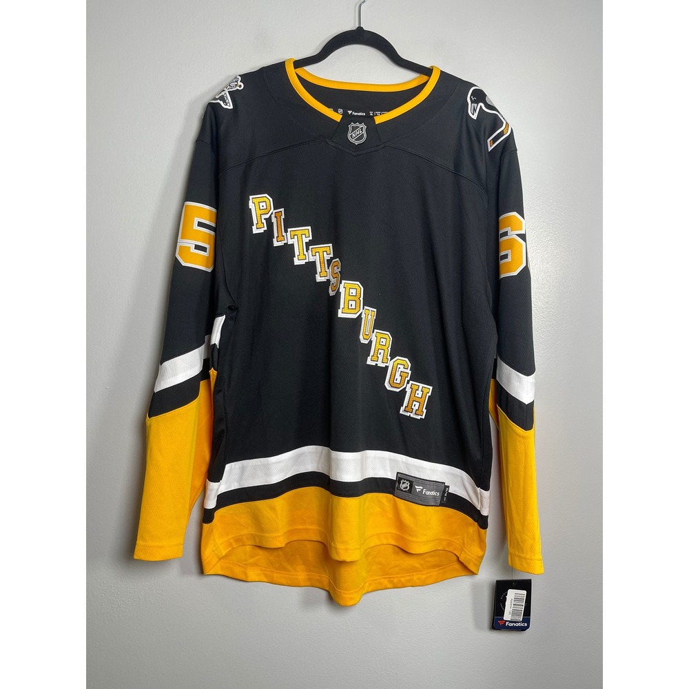 Fanatics Erik Karlsson Pittsburgh Penguins Breakaway Hockey Jersey XL NEW Sporty